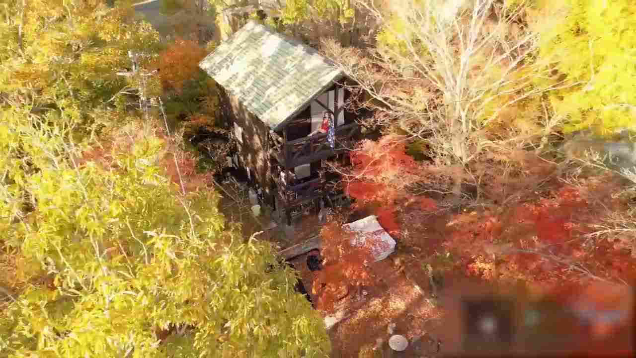  Naomi和服 丛林小木屋枫树下的甜蜜性爱 的剧照7